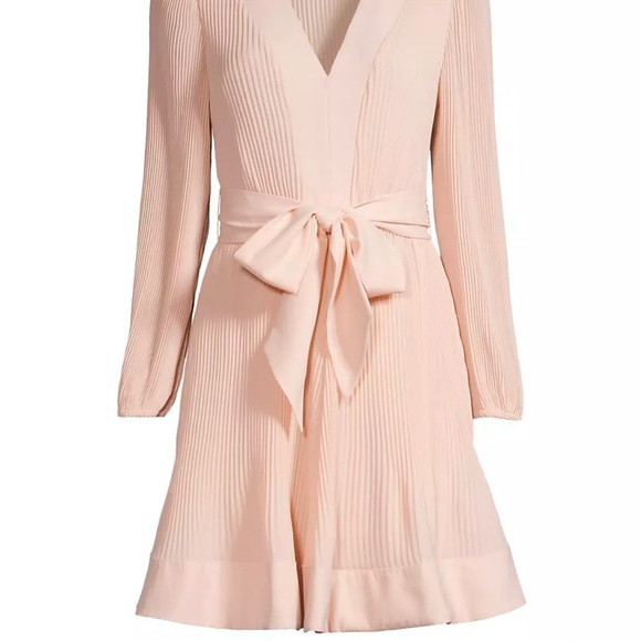 Milly Liv Pleated Belted Minidress - Picture 5 of 5